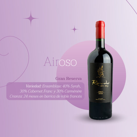 Caja de 6 vinos -  Airoso año 2018