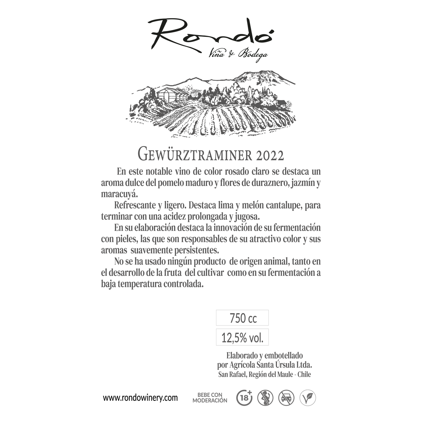 Caja de 12 vinos - Gewürztraminer 2022